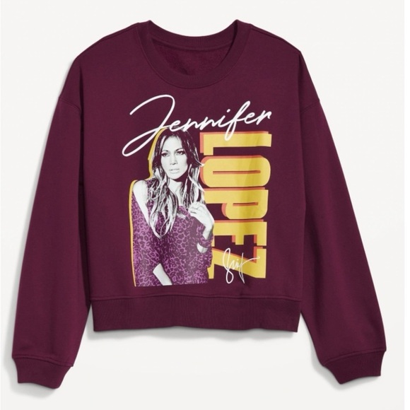 Jennifer Lopez Sweat Shirt Old Navy XXL - Picture 1 of 4